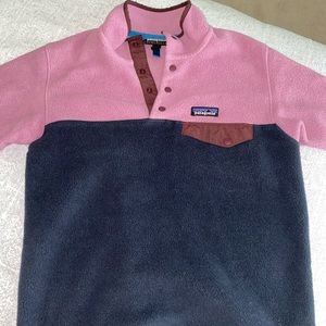 Patagonia Purple and Navy Pullover